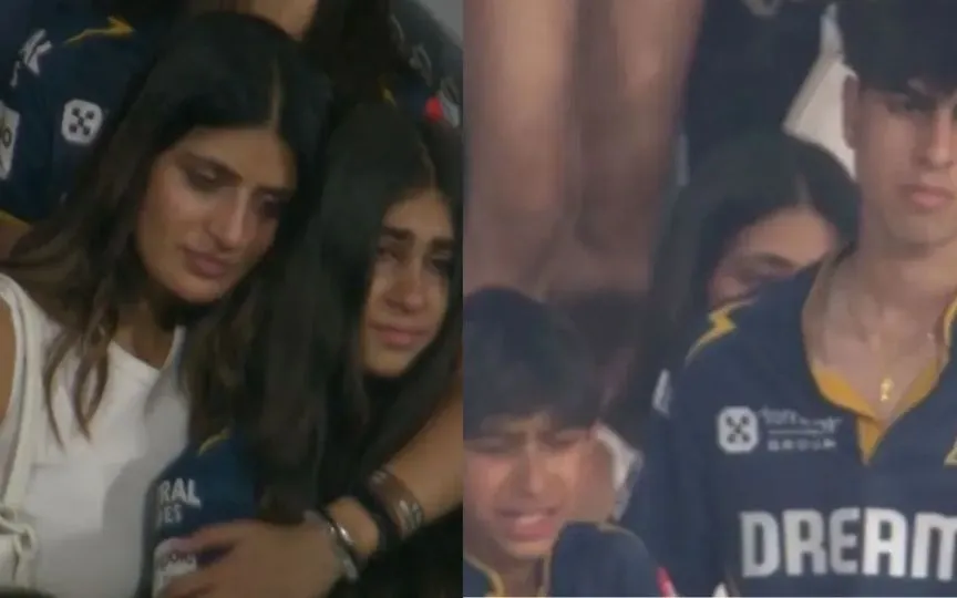 Shubman Gill’s Sister And Ashish Nehra’s Son Break Down After GT’s Devastating Loss To MI